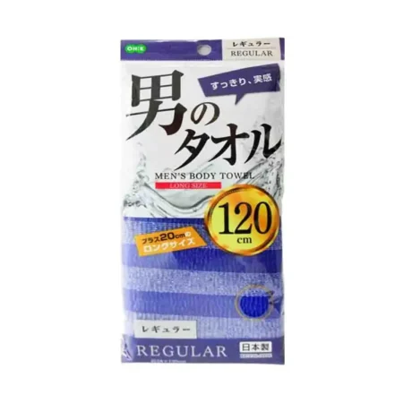 604621 OT NYLON TOWEL SUPER REGULAR 120 Мочалка для тела средней жесткости, синяя