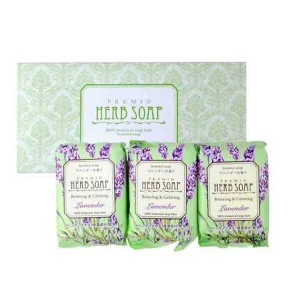 Набор мыло Травы Clover Herb Soap Lavander образует мягкую пену, нежно и мягко очищает и освежает кожу лица, рук и тела для ежедневного применения