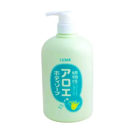 Жидкое мыло для тела Алоэ Clover Body Soap Aloe увлажняет и успокаивает кожу, тонизирует, предотвращает сухость и стянутость кожи после очищения