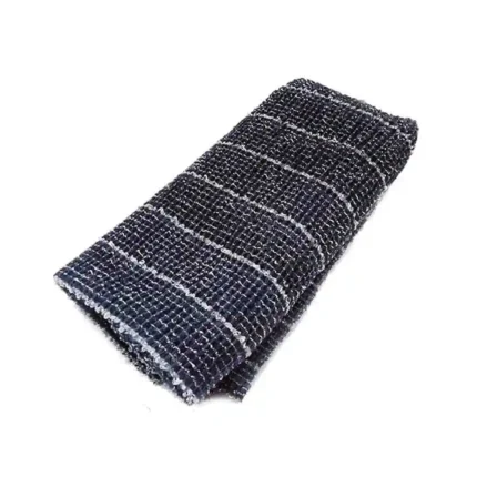 615092 AWAYUKI NYLON TOWEL HARD Мочалка для тела жесткая, черная