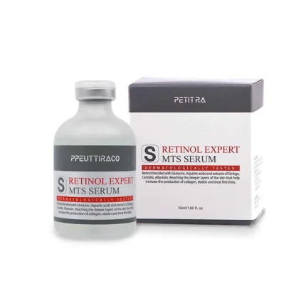 Сыворотка для лица с ретинолом PETITRA Retinol Expert MTS Serum, 50ml