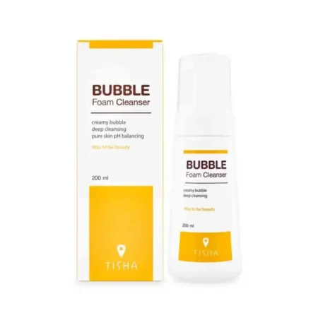 Пузырьковая очищающая пенка для проблемной кожи TISHA Bubble foam cleanser, 200ml