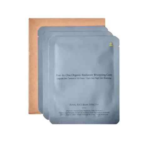 Тканевая Лифтинг маска из хлопка с веганским коллагеном XUYONI Natural Collagen 3 sheets*20ml