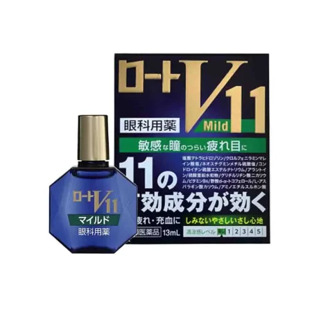 Мягкие капли для глаз 11 витаминов Rohto V 11 Mild, 12ml