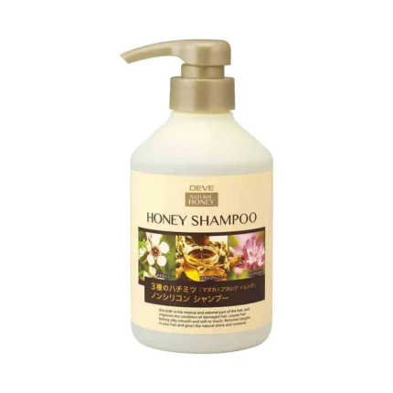 Шампунь для поврежденных волос "3 вида меда" Deve Natural Honey Shampoo , 450мл