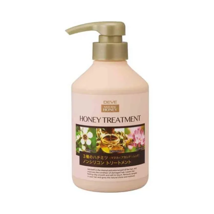 Deve Natural Honey Treatment Бальзам для поврежденных волос "3 вида меда", 450мл