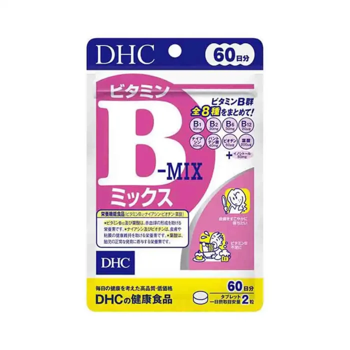 Комплекс витаминов группы B DHC Vitamin B Mix успешно противостоит стрессам, 120 таблеток на 60 дней