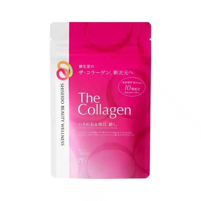 Низкомолекулярный коллаген SHISEIDO The Collagen в таблетках для красоты и упругости кожи, снижения усталости, придания бодрости